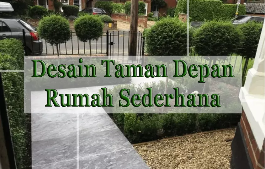 Taman Depan Rumah Sederhana