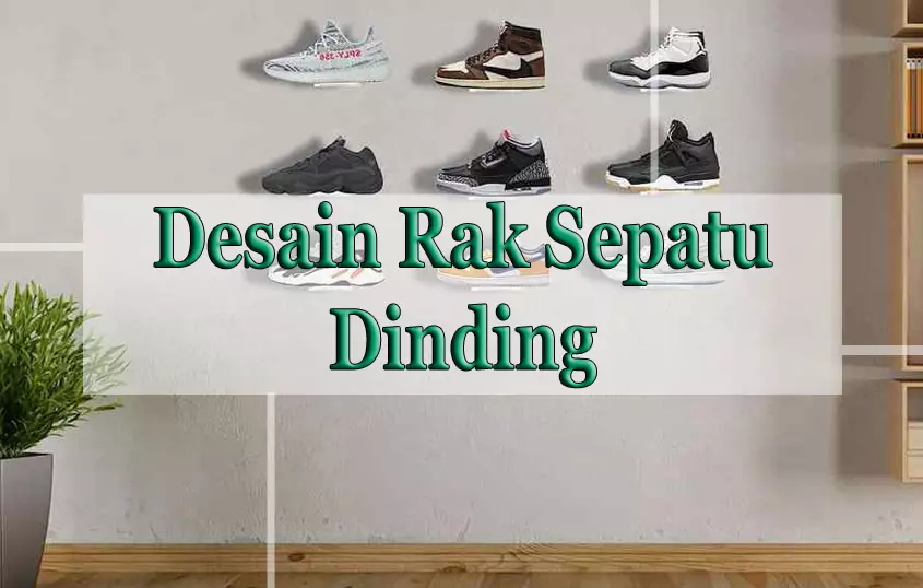 Rak sepatu dinding